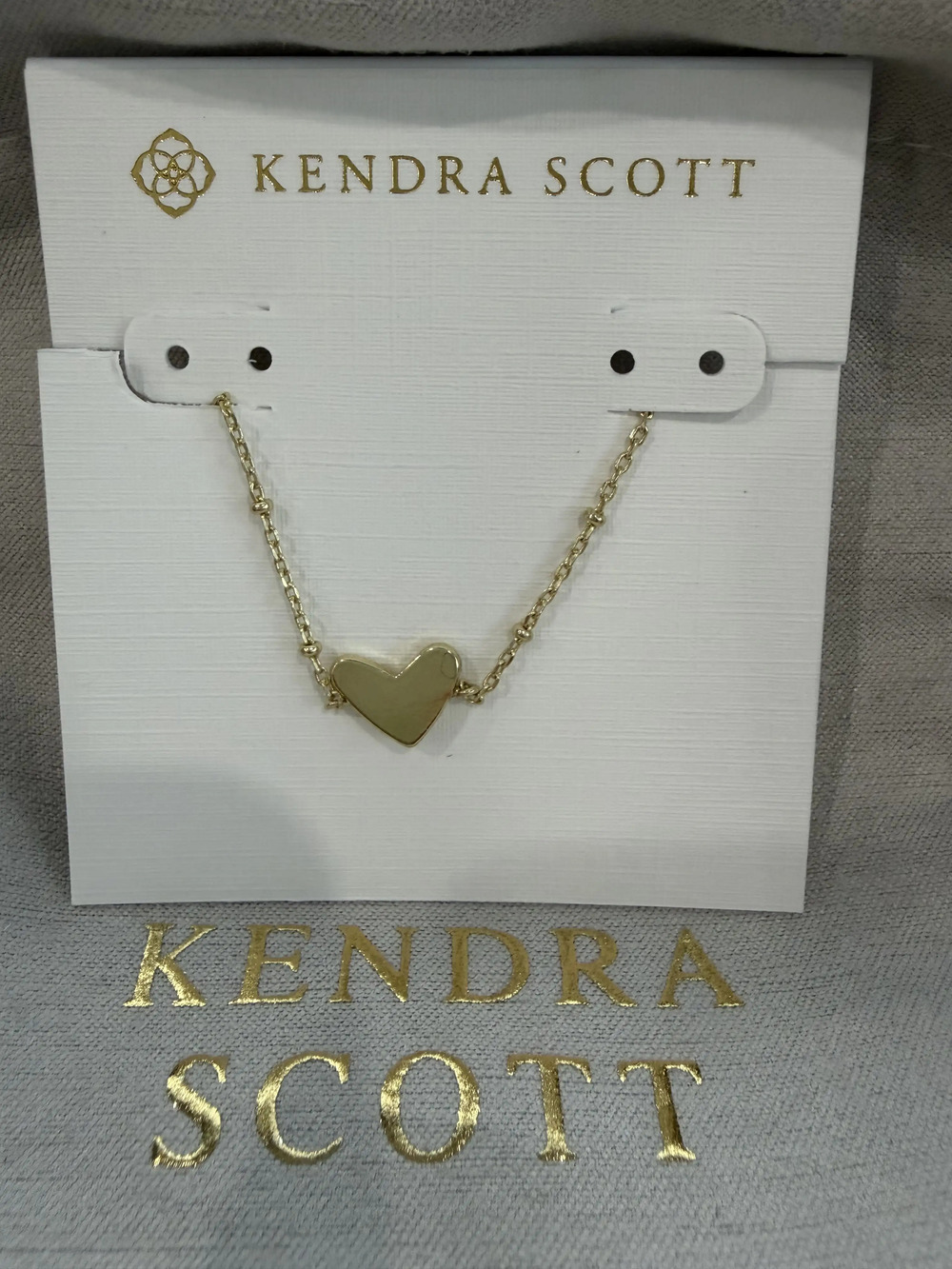 Kendra Scott Gold Heart Bracelet